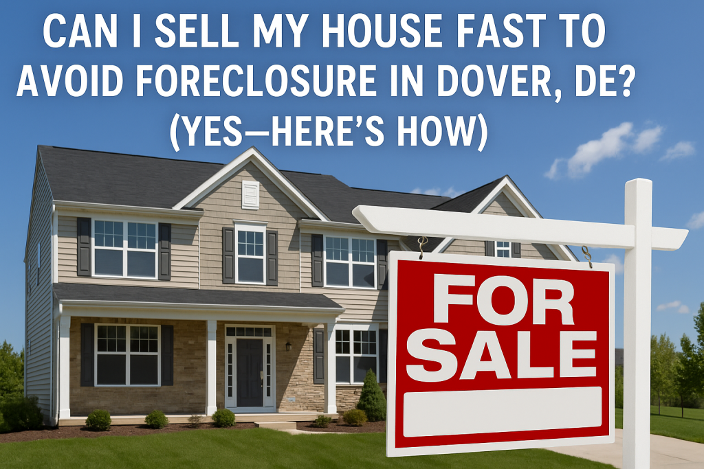 Sell My House Fast to Avoid Foreclosure in Dover, DE