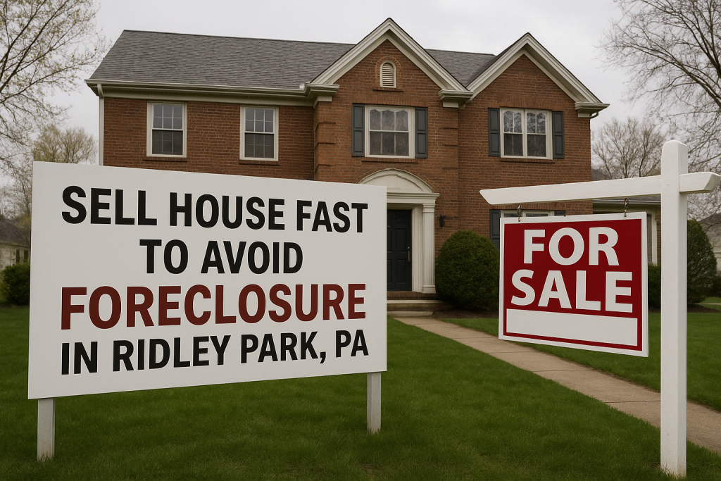 Sell House Fast to Avoid Foreclosure in Ridley Park, PA