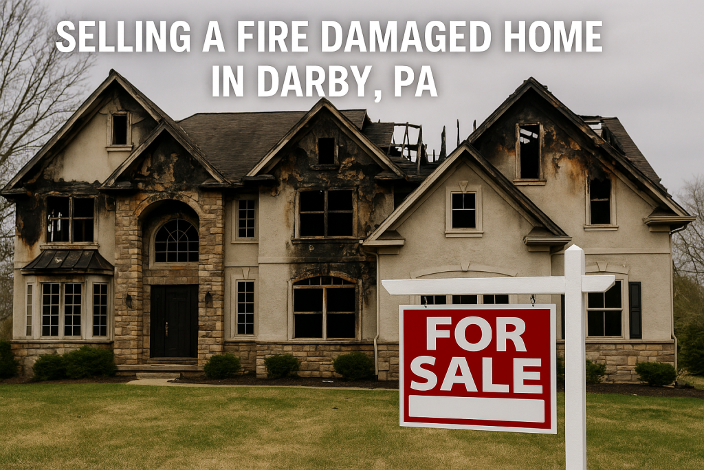 Selling a Fire Damaged Home in Darby, PA