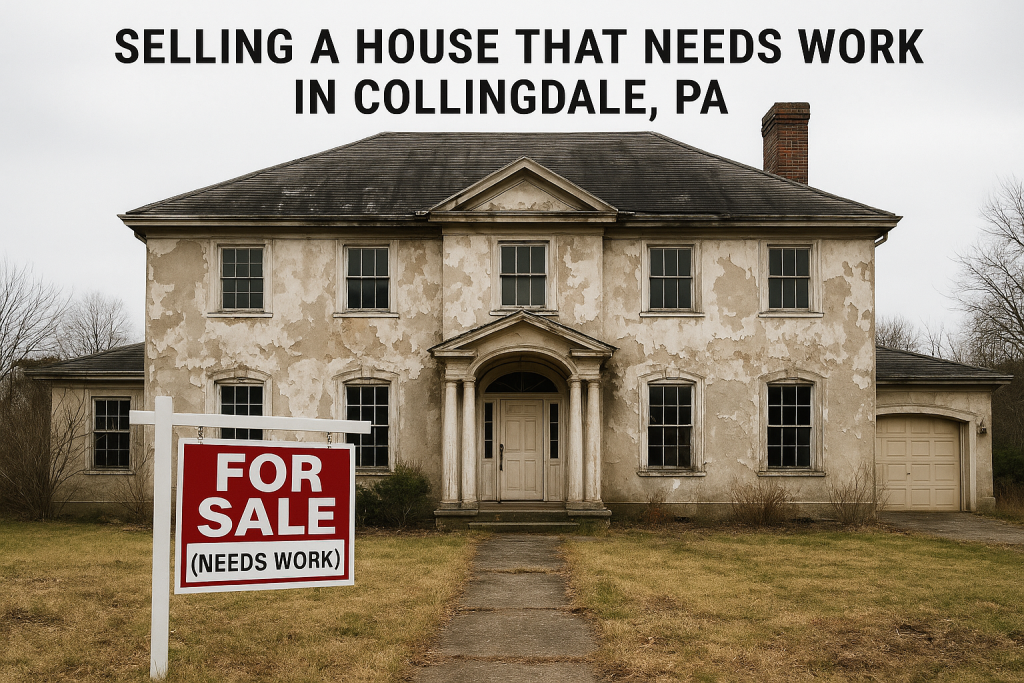 Selling a House That Needs Work in Collingdale, PA
